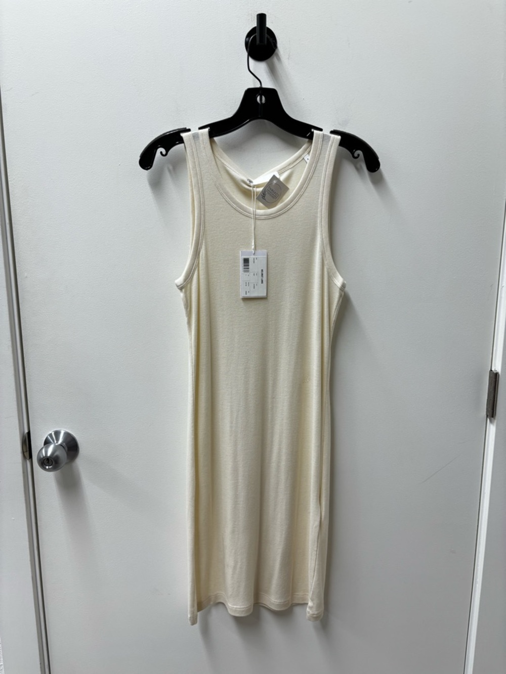 NWT Helmut Lang Ivory Tank Mini Dress